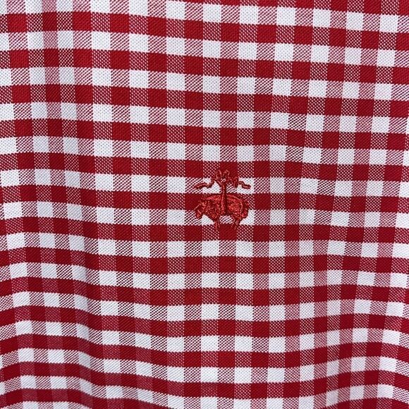 Brooks Brothers Regent Non-Iron NC State Wolfpack Supima Gingham Golden Fleece - Picture 3 of 6